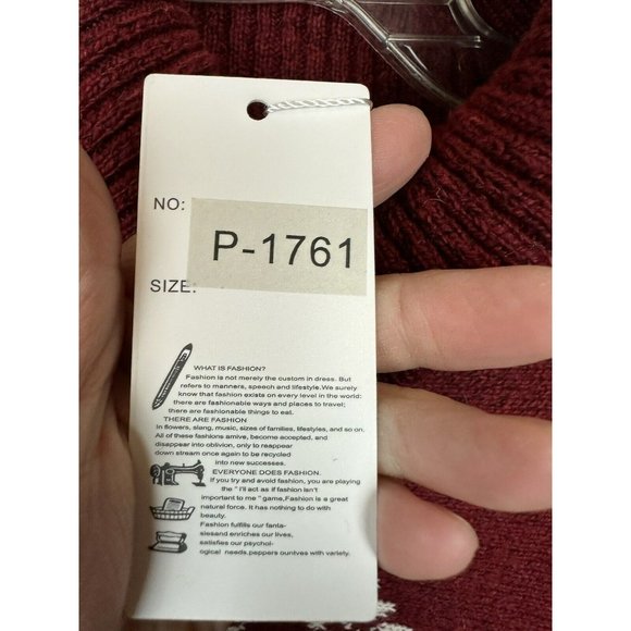 AZ Cape Poncho With Sleeves Red With Boho Aztec Design - Picture 6 of 11